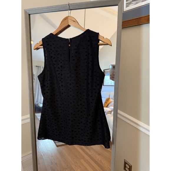 Banana Republic Black Lace Sleeveless Tank Top Small - Picture 5 of 5